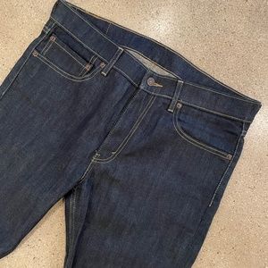 Like New Levi's Mens 510 Skinny Fit Red Tab Blue Jeans 36 x 30